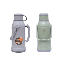 Termo de Plástico Moderno SST039, Botella Aislada de Gran Capacidad con Interior de Vidrio, Apta para Dormitorios Estudiantiles