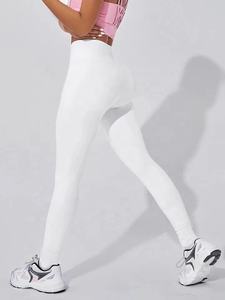 Legging Slim Fit pour femmes de haute qualité du fabricant Top Notch fabriqué au Pakistan Spandex/Nylon fermeture élastique à la taille - Product Image 4