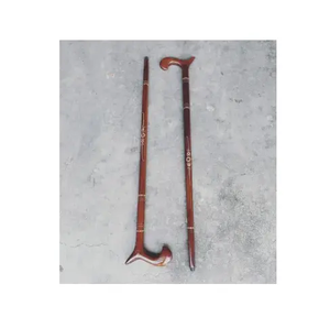 Bastón de lujo de madera de diseño diferente con accesorios de regalo para enfermos de madera de alta calidad para ancianos precio barato - Product Image 2