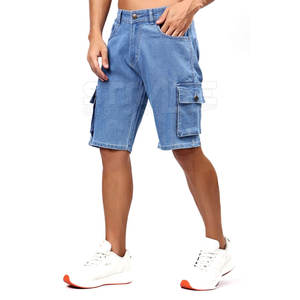 Créez Votre Propre Logo – Short en Jean Décontracté pour Homme, Meilleure Vente, 100% Coton, Écologique, Séchage Rapide, Respirant, Haute Qualité, Faible MOQ - Product Image 5