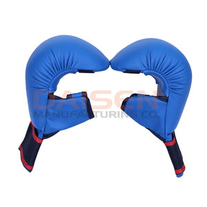 Gants de karaté fabriqués au Pakistan, prix bas, haute qualité, confortables, en cuir, pour unisexe - Product Image 2