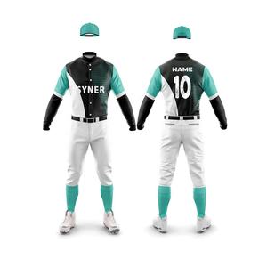 Conjunto de Uniforme de Entrenamiento de Softbol para Niños, Jersey Transpirable con Botones, Pantalones, Uniforme de Béisbol, Ropa Deportiva Suave, 100% Poliéster, Logotipo Personalizado - Product Image 6