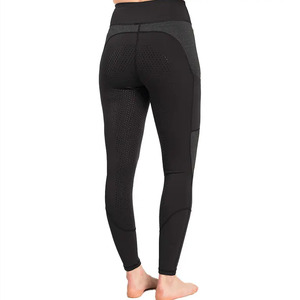 High Quality Women's Equestrian Full Grip Silicone <b>Winter</b> Equestrian Riding <b>Tights</b> with Phone Pocket Horse Riding <b>Tights</b> - Product Image 5