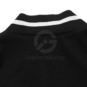 Blouson Teddy Homme Hiver Qualité Supérieure Vente en Gros Décontracté Écologique Respirant Col Montant Logo Personnalisable - Product Image 4