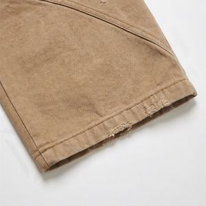 Pantalons Hip Hop épais, pantalons personnalisés, pantalons larges, pantalons de survêtement en coton, double taille, pantalons droits, pantalons de survêtement évasés pour hommes - Product Image 6