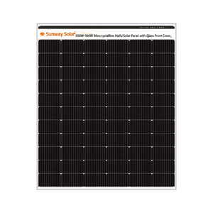 Panel Solar Monocristalino Sunway Solar Black de 550W-560W con Media Celda y Cubierta Frontal de Vidrio - Product Image 2