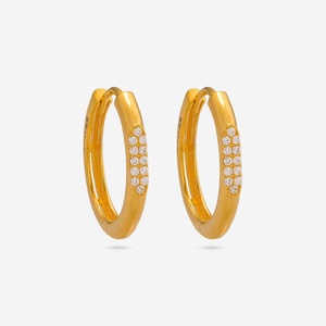 ต่างหูห่วงเงิน 92.5 คอลเลกชัน 191450 - Product Image 1
