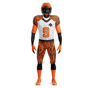 Maillots de football américain personnalisés avec logo imprimé, vêtements d'équipe sportive, uniformes de football américain sublimés - Product Image 2