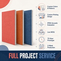 Panneau acoustique en feutre PET, tissu imprimé, panneau mural inodore, sans dégoulinement, absorption acoustique, design personnalisé pour la décoration murale et de plafond