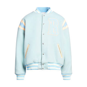 Vestes Varisty à épaules tombantes Veste Letterman Collage Tendance Veste universitaire baseball surdimensionnée pour unisexe - Product Image 2