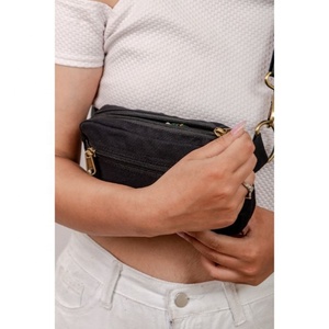 Bolsa de deporte para exteriores personalizada para hombre, riñonera de cuero genuino con cierre de cremallera, riñonera para senderismo y Viajes/caminar - Product Image 5