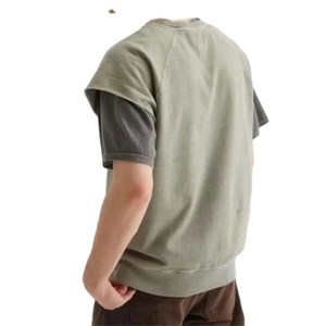 Camisetas Personalizadas Y2K Extra Grandes con Estampado DTG de Doble Capa, 300 Gramos, Estilo Urbano, Cuello Redondo, Casual, con Logotipo, Jersey Corto - Product Image 2