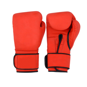 Gants de boxe en cuir de vachette gagnant du service OEM Muay Thai MMA sac de sparring gants de boxe - Product Image 1