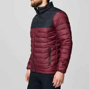 Wholesale Puffer Jacket Male Light Warm Custom Logo <b>Bubble</b> <b>Coat</b> Filled Down Puffer Men's Jackets - Product Image 2