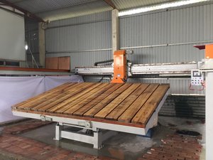 High Accuracy 3 Axis Bridge Saw 1500mm Max <b>Cutting</b> Length 250mm Thickness Granite <b>Stone</b> <b>Cutting</b> <b>Machine</b> 7.5kW 380V - Product Image 6