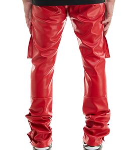 Top best fashion Quality Latest Design Men <b>Leather</b> <b>Pants</b> Wholesale Design Your Own Logo Men Washed top <b>Leather</b> <b>Pants</b> - Product Image 3