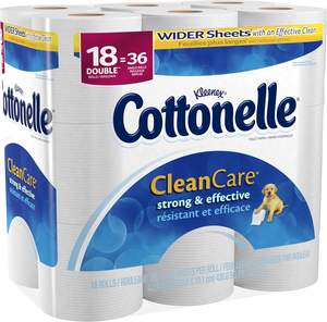 Cottonelle Ultra ComfortCare Soft <b>Toilet</b> Paper, Mega <b>Rolls</b>, Bath Tissue, <b>24</b> Count of 284 Sheets Per <b>Roll</b> - Product Image 5