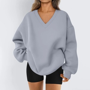 Streetwear respirant de qualité supérieure pour femme personnaliser sweats à capuche tricotés surdimensionnés décontractés nouveau Design élégant sweats - Product Image 3