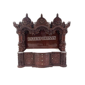 Grand temple indien moderne en bois de teck Sagwan, durable, prix de gros, fabricant indien, vente d'usine, États-Unis - Product Image 1