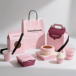 Cajas de Papel Impresas con Logotipo Personalizado y Ventana, Caja de Embalaje de Cartón de Lujo para Pasteles, Galletas, Repostería y <span class=keywords><strong>Postres</strong></span> - Product Image 4