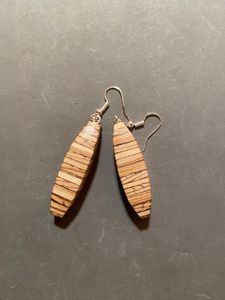 Moda hecha a mano Bohemia vacaciones ratán pendientes playa madera ratán alta calidad gancho pendientes venta al por mayor pendientes de madera para mujer - Product Image 5