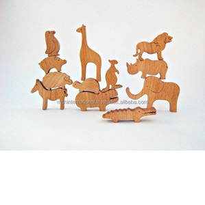 Nouveau-pays série d'engrenages de bricolage écologique kit de puzzle 3d en bois pour petits animaux - Product Image 3
