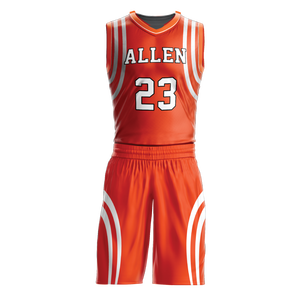 Vente en gros d'uniformes de basket-ball professionnels Conceptions personnalisées Ensembles de maillots sublimés Techniques respirantes et imprimées - Product Image 1