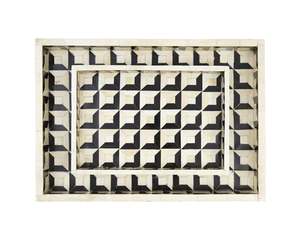 Bandejas de incrustaciones en artesonado La mejor calidad y nuevos diseños y muchos colores Bandeja decorativa Desayuno Mesa de café Boda superior - Product Image 1