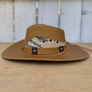 Classic Western Cowboy <b>Hat</b> Brown Wide Brim Leather Band Conchos Unisex Outdoor Spring <b>Summer</b> Adult Casual Style - Product Image 2