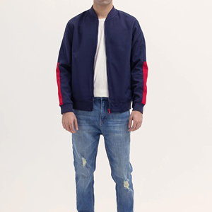 Veste bomber de baseball classique pour homme, vente chaude hiver 2025, service OEM personnalisé - Product Image 2