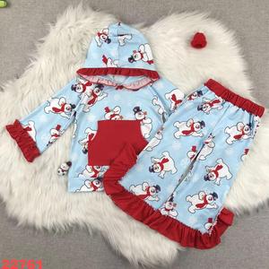 Zomersetje voor babymeisjes (0-16 jaar), met geruite tanktop en hoge taille short van melksijde. - Product Image 1