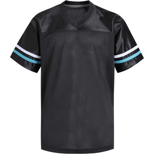 Premium <b>Reflective</b> Striped American Football Jerseys Striped-Sleeve Stylish & Functional Custom Embroidery & Printing Available - Product Image 1