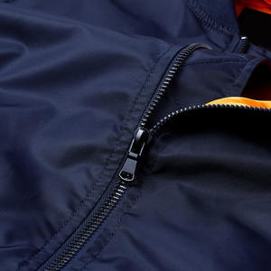 Chaqueta de Hombre Personalizada OEM, Chaqueta Bomber de Nailon Bordada, Chaqueta de Piloto Personalizada para Hombre, Chaqueta de Alta Calidad - Product Image 5