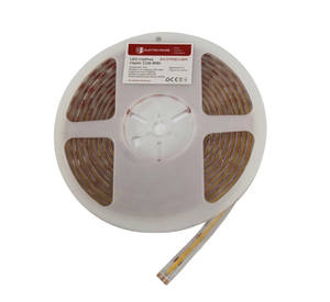 Tira de Luz LED de 10W, Blanco Frío/Neutro, IP65, DC 12V, COB, 320 LED, Bajo Voltaje, 100 Lm/W, Flexible, para Iluminación Decorativa Interior y Exterior - Product Image 1