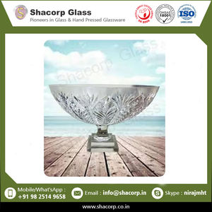 Bougeoir en verre décoratif de conception populaire épousant la bougie en cristal de l'Inde - Product Image 2