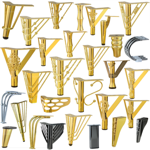 Nouveau modèle de pieds de meubles en métal doré pour canapé, armoire et chaise, incluant pieds inclinés pour canapé et pieds de chaise de haute qualité pour salon - Product Image 2