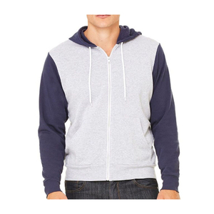 Sudadera de invierno de manga larga bordada personalizada para hombre, nueva colección, impresión Digital, teñido liso, pedido mínimo, 2 uds. - Product Image 1