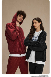 Chándal de gran tamaño con estampado de bordado abullonado para invierno, abrigo suelto, chándal ajustado para hombre, chándal Tech Fleece para correr con logotipo personalizado - Product Image 5