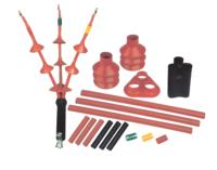 Kits de terminación termorretráctil de 10KV para cable de alimentación reticulado para conductores de aluminio revestidos de cobre con aislamientos XLPO
