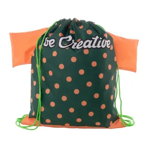 กระเป๋าผ้าแบบมีเชือกผูกสำหรับกีฬา ปรับแต่งได้ตามต้องการ โดย CreaDraw - Product Image 3