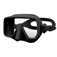 Masque de plongée pour adultes, grand champ de vision, étanche, anti-buée, anti-UV, masque de plongée en apnée, masque de plongée sous-marine, lentille en silicone trempé
