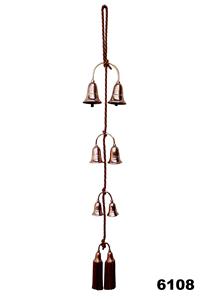 Colgante de campana de latón con energía solar, adorno de árbol de Navidad con cascabeles de hierro para decoración del hogar, decoración de Navidad - Product Image 5