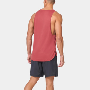 Camiseta sin mangas de entrenamiento para hombre, chaleco de secado rápido con ajuste muscular para Fitness, correr, gimnasio, culturismo, camiseta activa de verano - Product Image 5