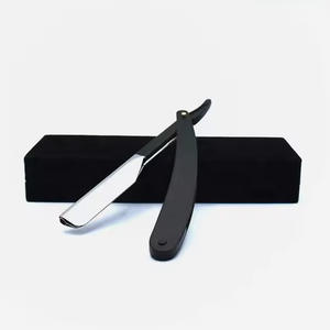 Couteau à cheveux pliant à bord droit écologique pour hommes professionnels rasoirs de coiffeur personnalisés nouvelle poignée nouveau Design rasoir à lame droite - Product Image 5