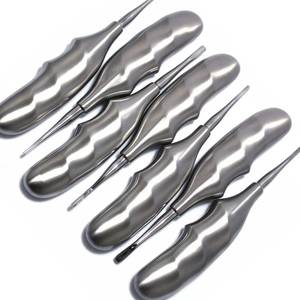 Elevador de raíces para profesionales dentales Instrumento de extracción de dientes de acero inoxidable con mango ergonómico - Product Image 3