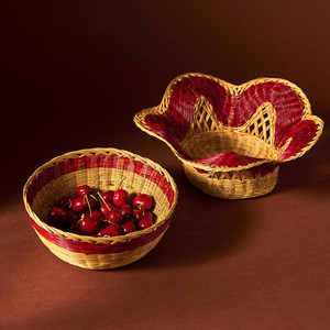 New Arrival Superior Quality Best Eco-friendly Rattan Star Shaped <b>Storage</b> <b>Basket</b> for Party Decoration & Decorative Fruit <b>Basket</b> - Product Image 2