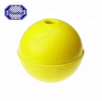 Flotteur de pêche PLASTECH Série B 120 mm en ABS, trou central sphérique, résistant aux UV, haute pression d'eau, profondeur 800 m, pression 80 bars