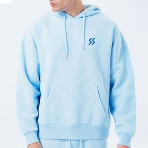 Sweat-shirts à capuche surdimensionnés de haute qualité pour hommes, en coton 100% respirant, fabriqués sur mesure - Product Image 3