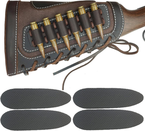 Étui de pochettes de pistolet en cuir de vachette personnalisé crosse de pistolet avec porte-cartouche - Product Image 3