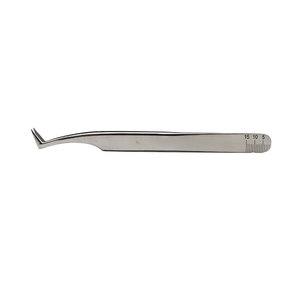 Pince à cils beauté en acier inoxydable de marque privée avec logo personnalisé étui Extension de volume cils pince à épiler personnalisée - Product Image 1